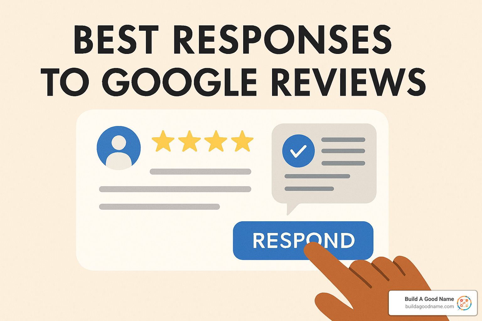 best responses to google reviews